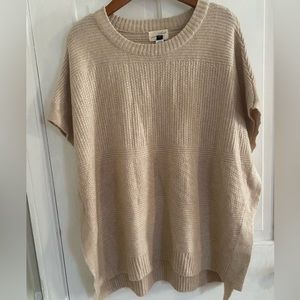 Tan pullover poncho by universal thread